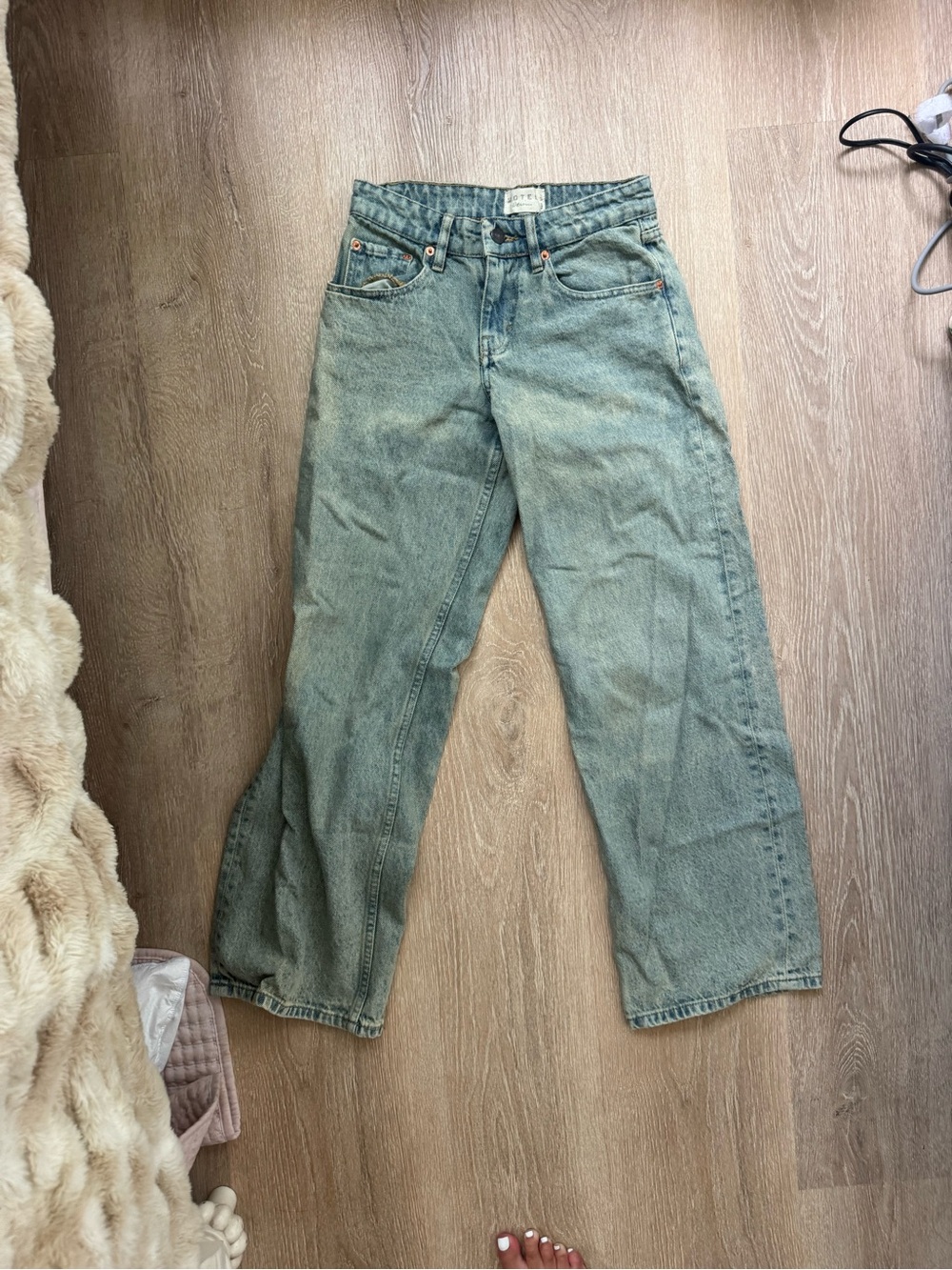 Motel Rocks Low Rise Parallel Jeans - Picture 4 of 6
